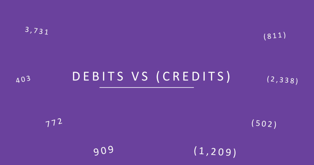 accounting debits vs credits
