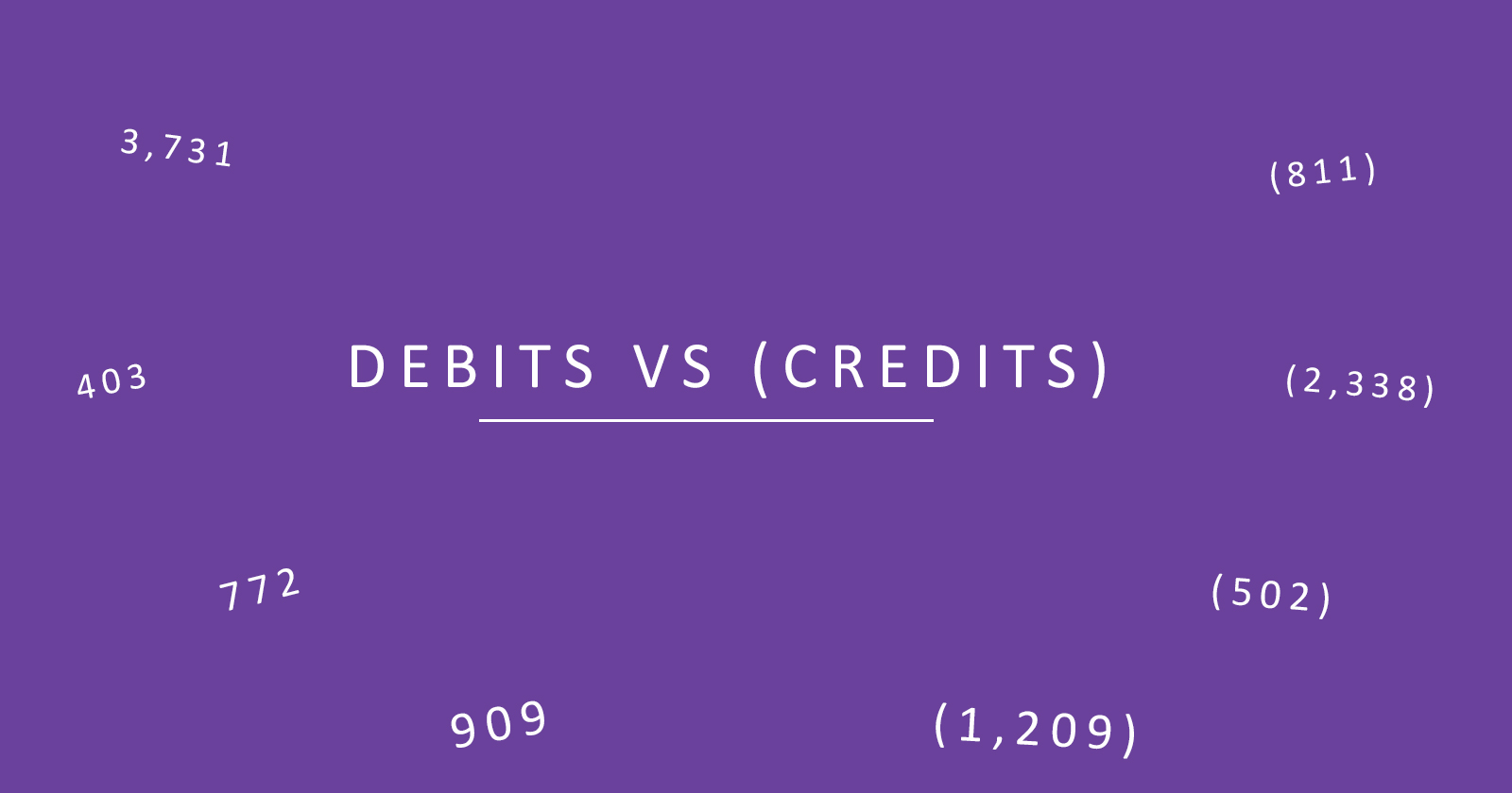 accounting debits vs credits