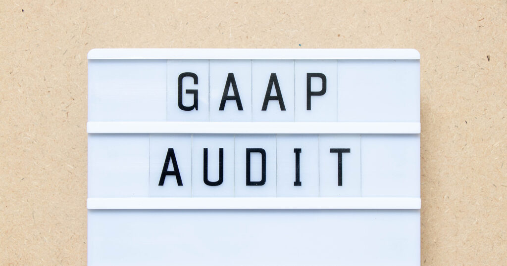 GAAP audit financial statement