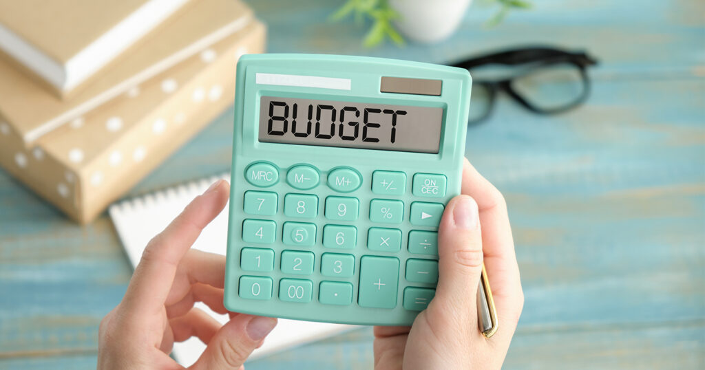 calculating a home budget