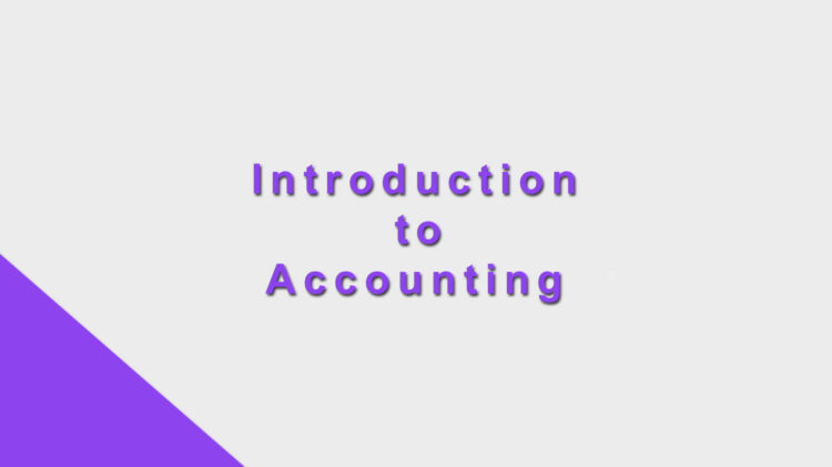 introduction to accounting lesson 1