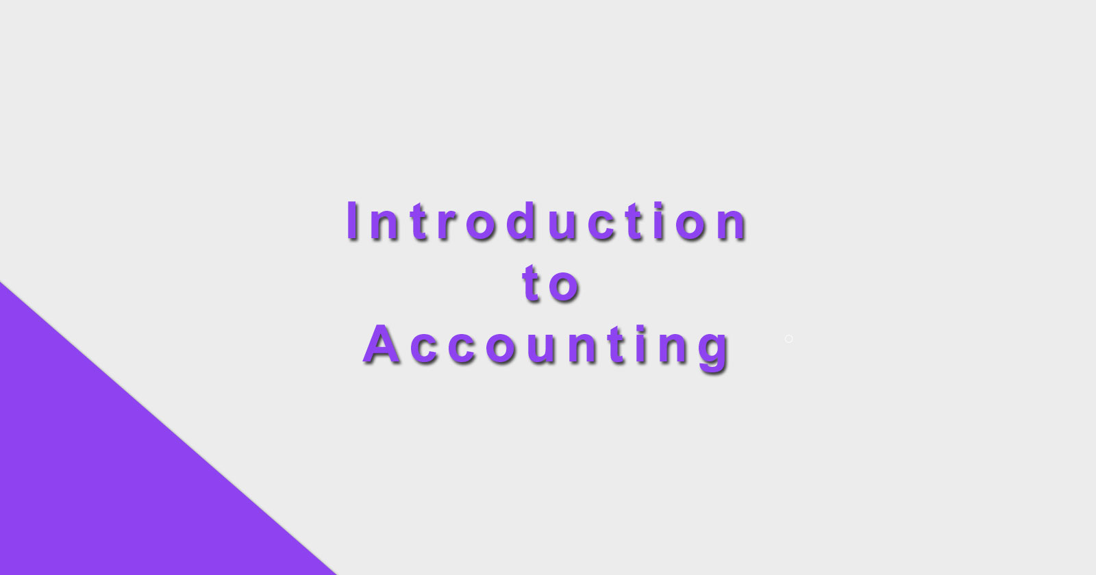 introduction to accounting lesson 1